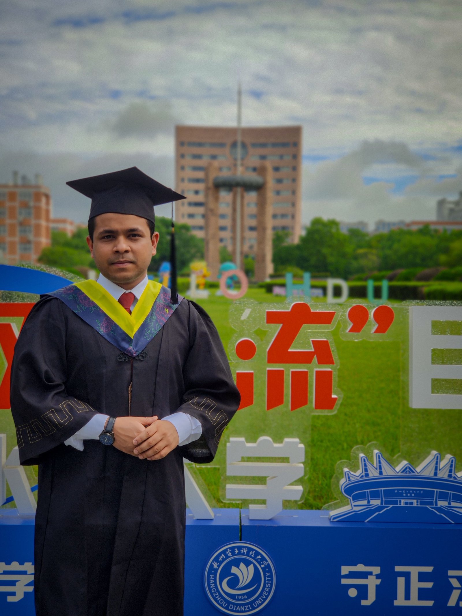 Graduation day moment 10 featuring Hasnat Jani Rafin and university celebration